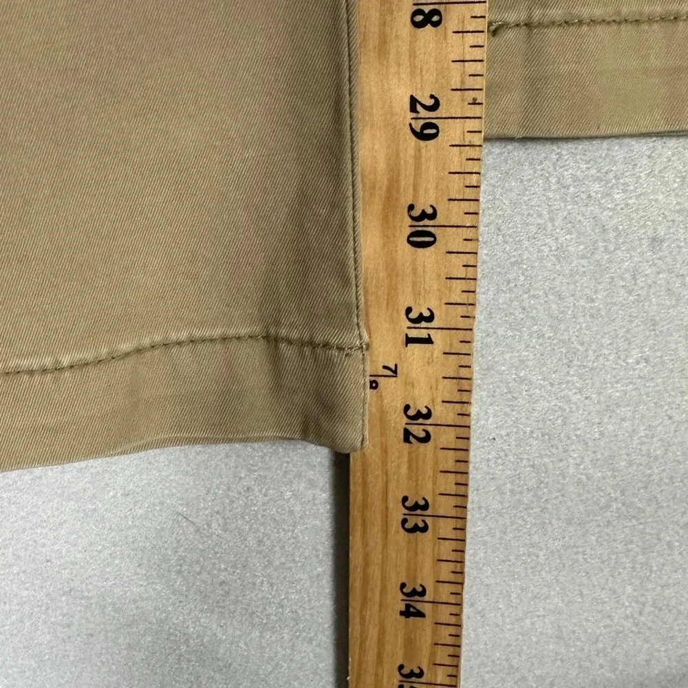 NEW Banana Republic Pants Mens 32X32 Tan Lived-In Chino Athletic Fit Tapered Leg